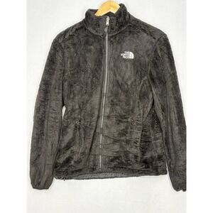 The North Face Osito Fleece Jacket Womens Black Full Zip Long Sleeve Outdoor M